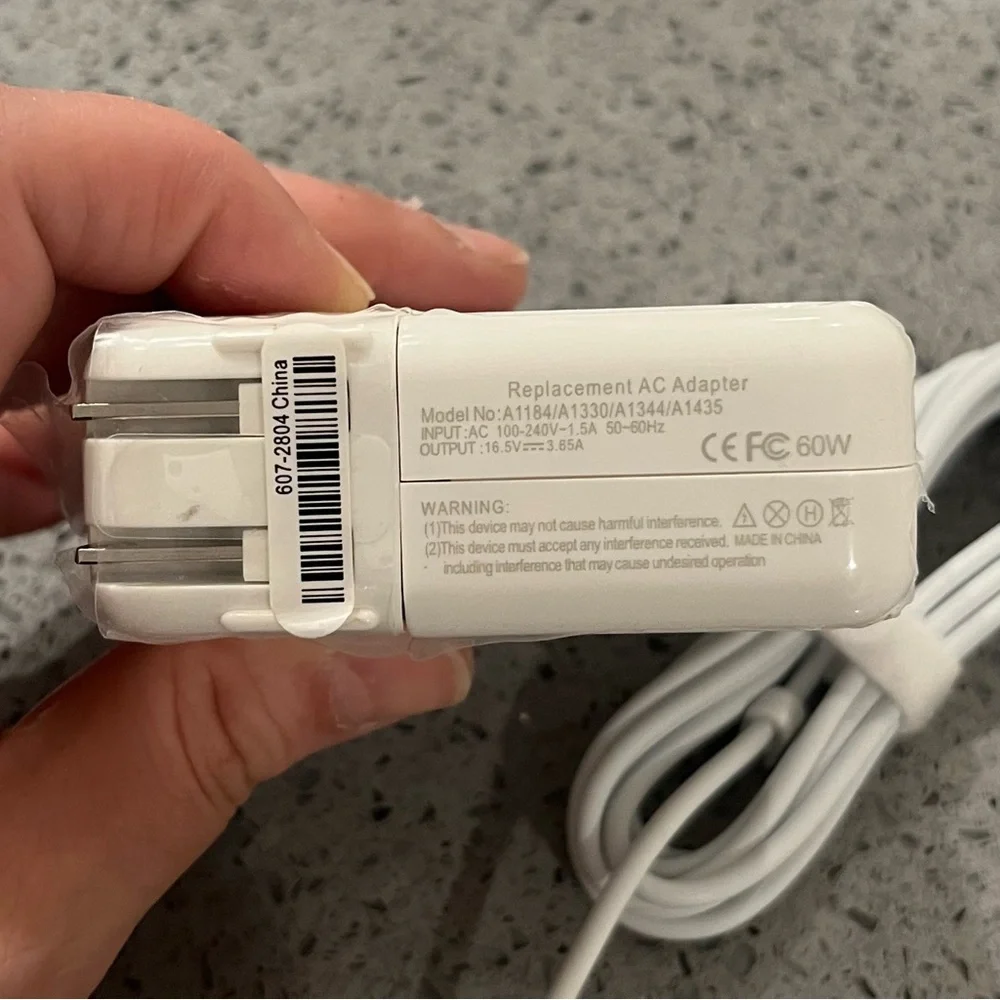 Replacement MacBook AC Power Adapter A1184/A1330/A1334/A1435